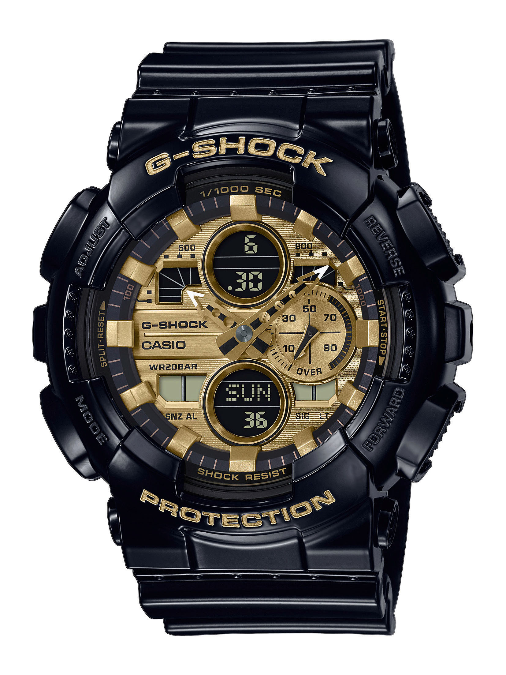 Часы джи. Casio g-Shock ga-140gb-1a2er. Casio g Shock ga 140. G Shock ga140. Японские наручные часы Casio g-Shock ga-140-1a1er с хронографом.