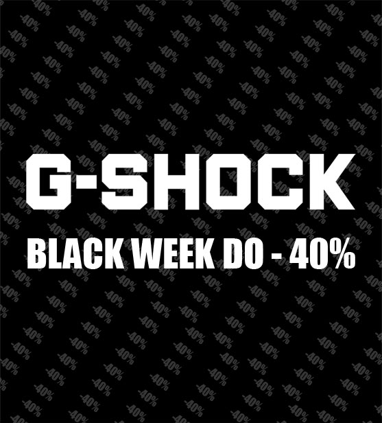 g-shock rabaty na black week do 40%