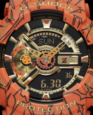 Prezentacja G-SHOCK DragonBallZ pod różnymi kątami